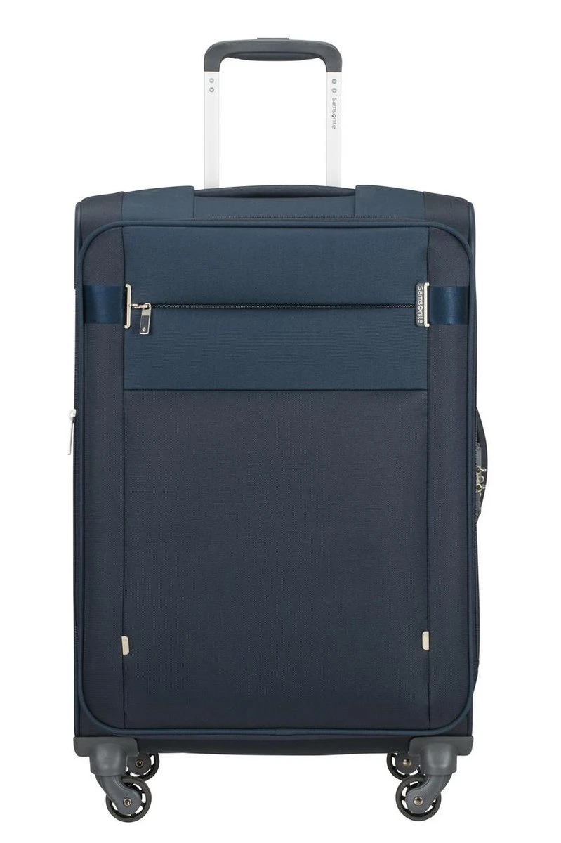 Samsonite Reiskoffer - Citybeat Spinner 66/24 Uitbreidbaar (Medium) Navy Blue 4 Samsonite Reiskoffer - Citybeat Spinner 66/24 Uitbreidbaar (Medium) Navy Blue - Afbeelding 2