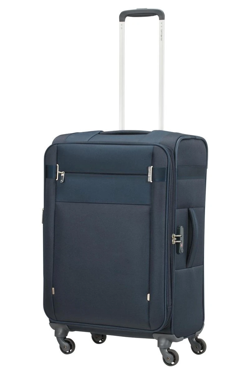 Samsonite Reiskoffer - Citybeat Spinner 66/24 Uitbreidbaar (Medium) Navy Blue 6 Samsonite Reiskoffer - Citybeat Spinner 66/24 Uitbreidbaar (Medium) Navy Blue - Afbeelding 4