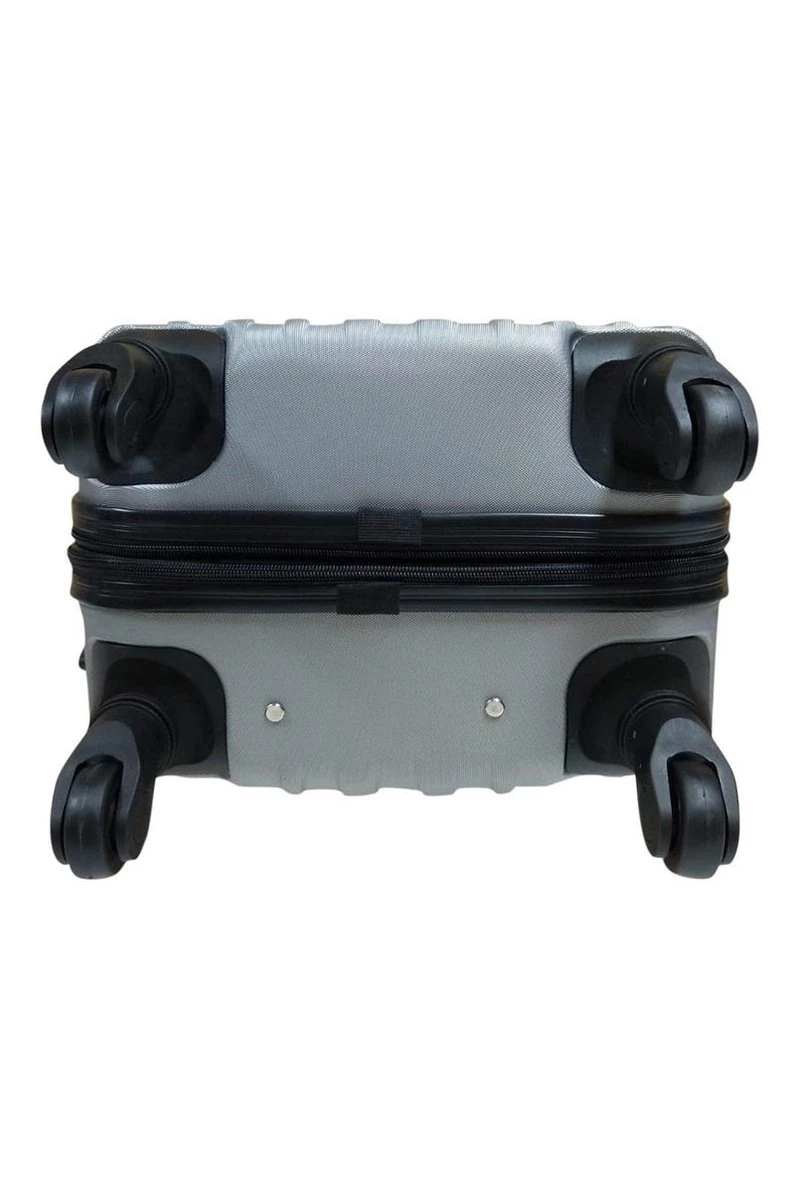 SB Travelbags 'Expandable' Handbagage Koffer 53cm 4 Wielen Trolley - Zilver 10 SB Travelbags 'Expandable' Handbagage Koffer 53cm 4 Wielen Trolley - Zilver - Afbeelding 8