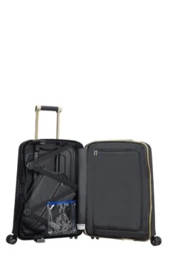 Samsonite Reiskoffer - S'Cure Dlx Spinner 55/20 (Handbagage) Black/Gold Deluscious 18 Samsonite Reiskoffer - S'Cure Dlx Spinner 55/20 (Handbagage) Black/Gold Deluscious -Bagageopslag 799x1200 89