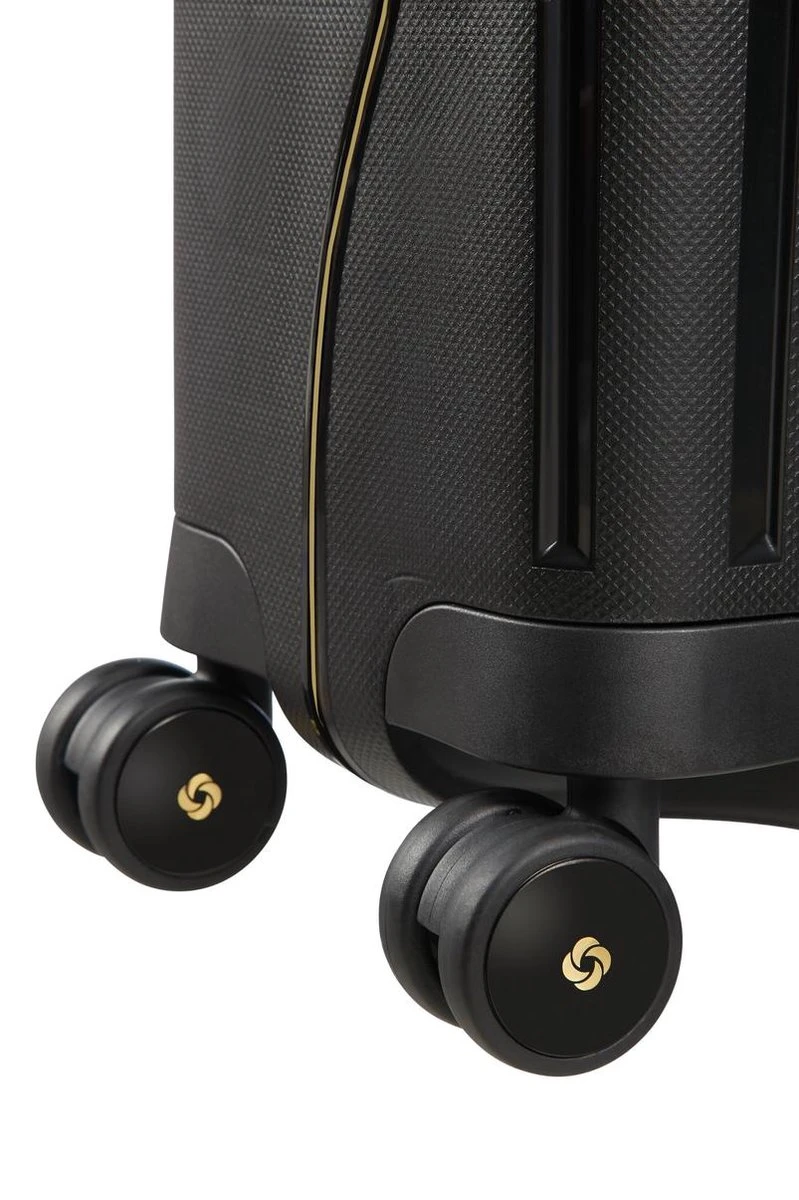Samsonite Reiskoffer - S'Cure Dlx Spinner 55/20 (Handbagage) Black/Gold Deluscious 9 Samsonite Reiskoffer - S'Cure Dlx Spinner 55/20 (Handbagage) Black/Gold Deluscious - Afbeelding 7