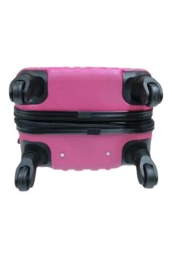 SB Travelbags 'Expandable' Handbagage Koffer 53cm 4 Wielen Trolley - Roze -Bagageopslag 800x1200 12
