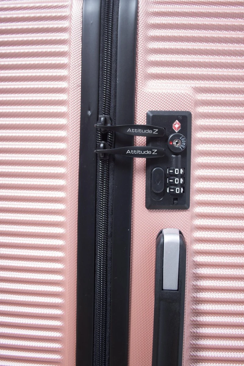AttitudeZ Air-Z Reiskoffer Large Roze 76cm - TSA-slot 8 AttitudeZ Air-Z Reiskoffer Large Roze 76cm - TSA-slot - Afbeelding 6