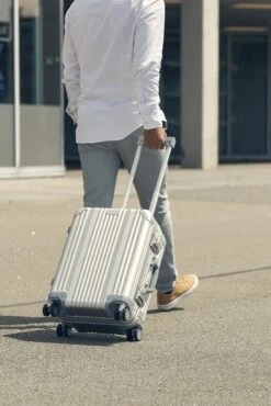 Aluminium Handbagage Koffer Mozzel Darrow - Reiskoffer Met Wielen - 51cm - Harde Koffer - Zilver -Bagageopslag 801x1200 11