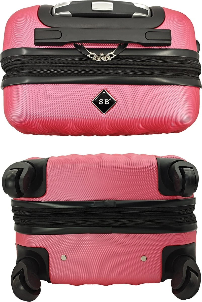 SB Travelbags 'Expandable' Bagage Koffer 65cm- Roze 8 SB Travelbags 'Expandable' Bagage Koffer 65cm- Roze - Afbeelding 6