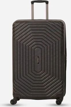 ©TROLLEYZ - Florence No.7 - Reiskoffer 78cm Met TSA Slot - Dubbele Wielen - 360° Spinners - 100% ABS - Reiskoffer In Night Black -Bagageopslag 802x1200 5