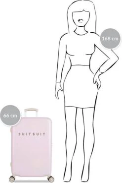 SUITSUIT - Fabulous Fifties - Pink Dust - Reiskoffer (66 Cm) -Bagageopslag 803x1200 7