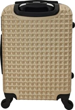 SB Travelbags Handbagage Koffer 51cm 4 Wielen Trolley - Champagne -Bagageopslag 811x1200 3