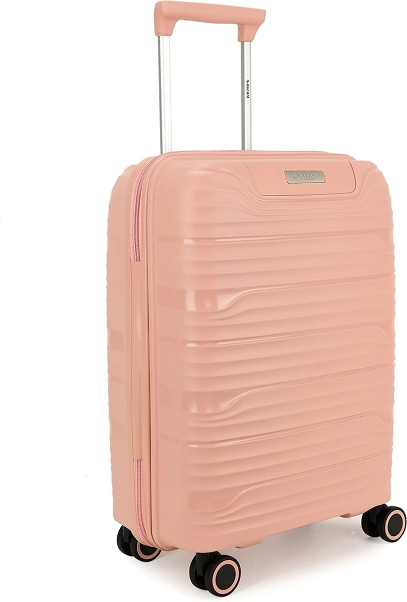 Decent EXPLORER PP Handbagage Trolley 55 Cm - 38 Liter - Pink 14 Decent EXPLORER PP Handbagage Trolley 55 Cm - 38 Liter - Pink - Afbeelding 12