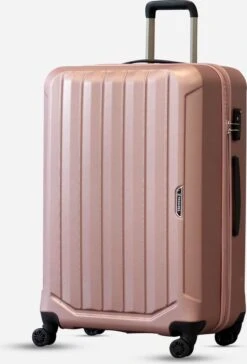 ©TROLLEYZ - Bali No.22 - Reiskoffer 78cm Met TSA Slot - Dubbele Wielen - 360° Spinners - 100% ABS - Reiskoffer In Cosmopolitan Pink -Bagageopslag 815x1200 3