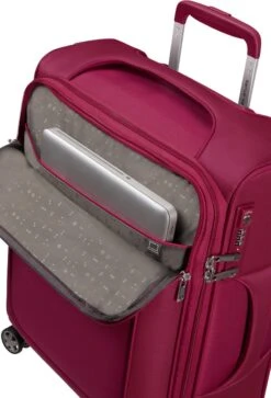 Samsonite Reiskoffer Met Laptopvak - D'Lite Spinner Uitbreidbaar (4 Wielen) 55 Cm Handbagage - Fuchsia - 2 Kg -Bagageopslag 817x1200