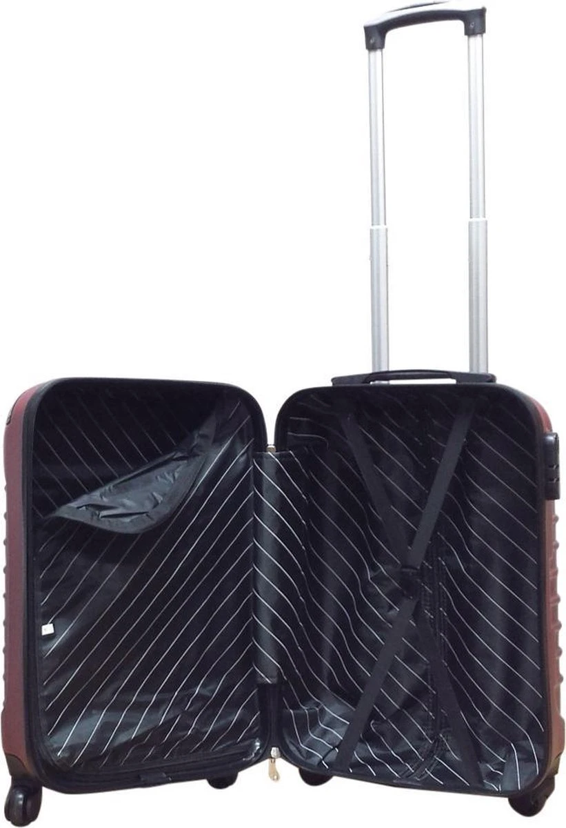 Castillo Quadrant 2 Delige ABS Kofferset (XL + S) - Zwart 11 Castillo Quadrant 2 Delige ABS Kofferset (XL + S) - Zwart - Afbeelding 9