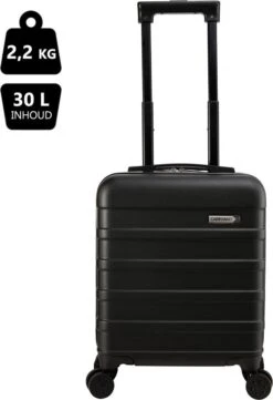 CabinMax Handbagage Koffer - Trolley 30L - Harde Reiskoffer - 45x36x20cm - Lichtgewicht - Groot Capaciteit - Zwart -Bagageopslag 822x1200 1