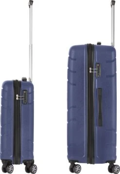 TravelZ Big Bars Kofferset - Trolleyset TSA 2-delig - Handbagage En Groot - Blauw -Bagageopslag 830x1200 11