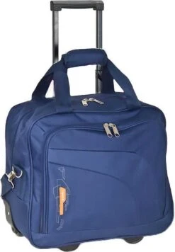 Gabol Week Pilot Case Handbagage - Laptopkoffer - Blauw -Bagageopslag 833x1200
