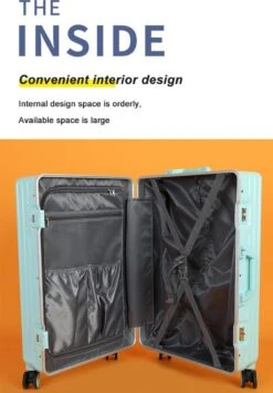 TOP AA Reis Kofferset - Trolleyset 3-delig Met TSA Slot Aluminum Frame, Kleine Cabine En Groot, ABS Luggage, (20+24+28 Inches 3 Pc Set), Roze/pink -Bagageopslag 836x1200 4