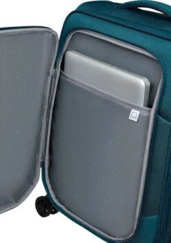 Samsonite Reiskoffer Met Laptopvak - Respark Spinner 55/20 Strict (Handbagage) Grey Print -Bagageopslag 844x1200