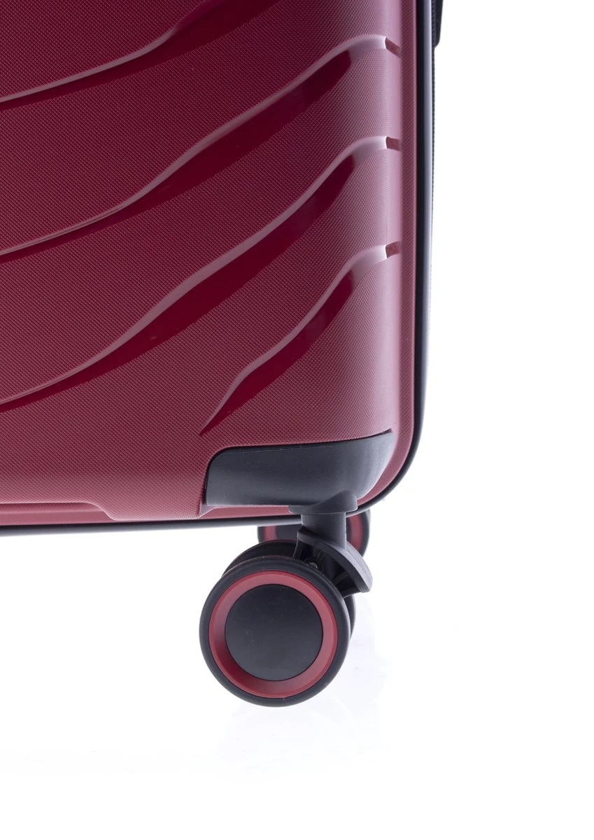 Gladiator Kick-Off Middelgrote Koffer Expandable - 67 Cm - 72/90 Liter - Eco Friendly Recyclebaar PP - Rood 11 Gladiator Kick-Off Middelgrote Koffer Expandable - 67 Cm - 72/90 Liter - Eco Friendly Recyclebaar PP - Rood - Afbeelding 9