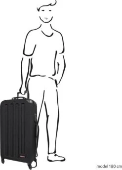Eastpak TRANZSHELL L Reiskoffer (77 X 43 X 26.5 Cm) - Black -Bagageopslag 862x1200 7