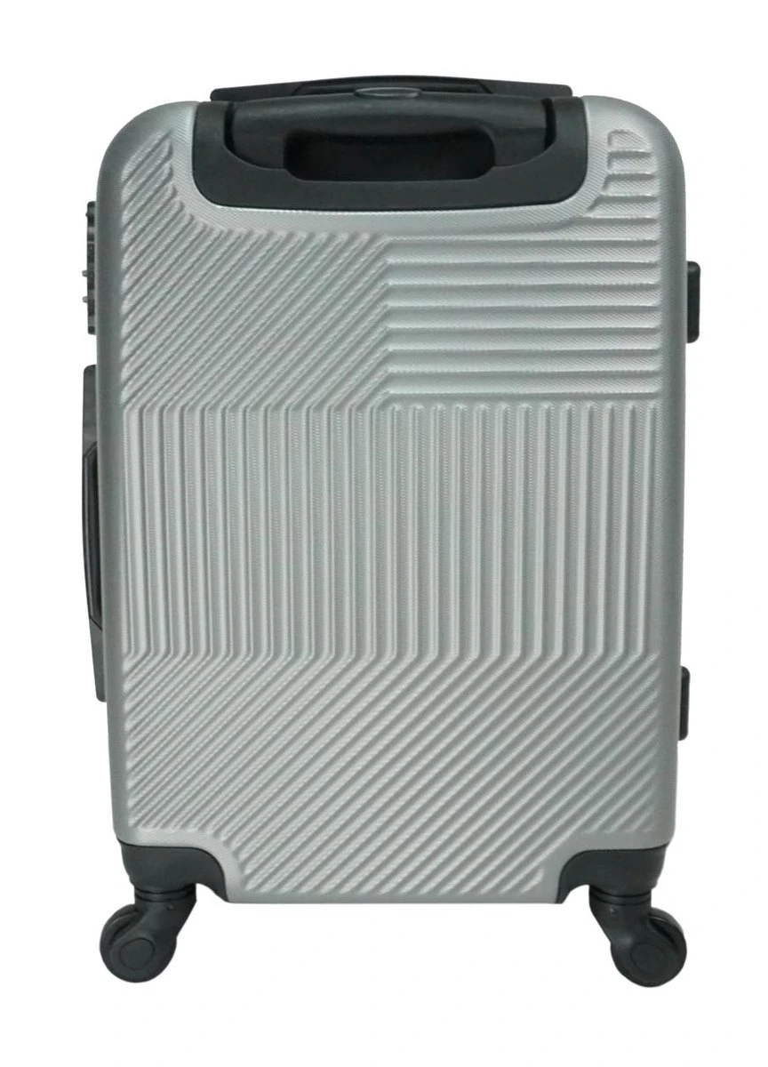 Handbagage Koffer 51cm 4 Wielen Trolley - Zilver 5 Handbagage Koffer 51cm 4 Wielen Trolley - Zilver - Afbeelding 3