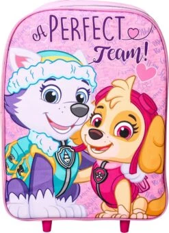 Paw Patrol Skye & Everest Trolley Koffer School Logeren Vakantie -Bagageopslag 873x1200 2
