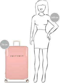 SUITSUIT - Fabulous Fifties - Papaya Peach - Reiskoffer (76 Cm) -Bagageopslag 875x1200 1