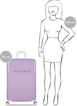 SUITSUIT - Fabulous Fifties - Royal Lavender - Reiskoffer (76 Cm) -Bagageopslag 876x1200 3