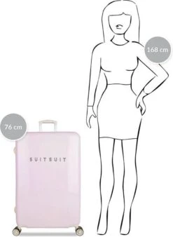 SUITSUIT - Fabulous Fifties - Pink Dust - Reiskoffer (76 Cm) -Bagageopslag 876x1200 6