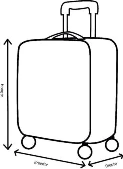 BHPPY - Pretty Pineapple - Reiskoffer (76 Cm) -Bagageopslag 879x1200 6