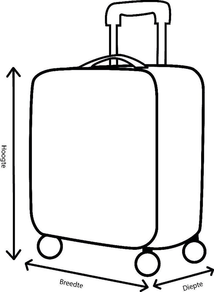 Decent Handbagage Koffer / Trolley / Reiskoffer - 42 Cm - 24 Liter - ABS - Maxi Air - Grijs 19 Decent Handbagage Koffer / Trolley / Reiskoffer - 42 Cm - 24 Liter - ABS - Maxi Air - Grijs - Afbeelding 17