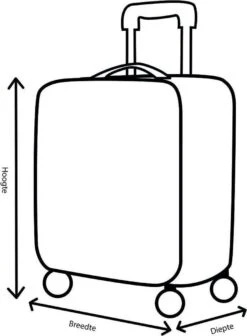 Decent Transit Reiskoffer 82 Cm - Zwart -Bagageopslag 882x1200 7