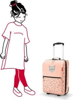Reisenthel Trolley XS Kids Reiskoffer Kind - Maat XS - 12L - Cats&Dogs Rose Roze -Bagageopslag 883x1200 1