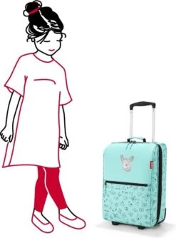 Reisenthel Trolley XS Kids Reiskoffer Kind - Maat XS - 12L - Cats&Dogs Mint -Bagageopslag 887x1200 2