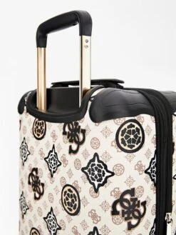 Guess House Party 18 In 4 Wheeler Dames Reiskoffer - Cream Multi Logo 21 Guess House Party 18 In 4 Wheeler Dames Reiskoffer - Cream Multi Logo -Bagageopslag 900x1200 13