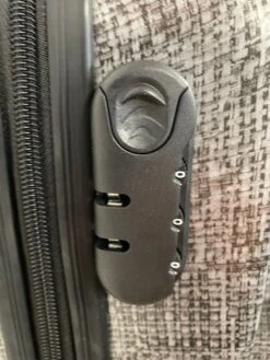 Leonardo Handbagage Koffer 51x31x20 - Hardcase - Cijferslot - Reiskoffer - Lichtgewicht Koffer - Grey -Bagageopslag 900x1200 22