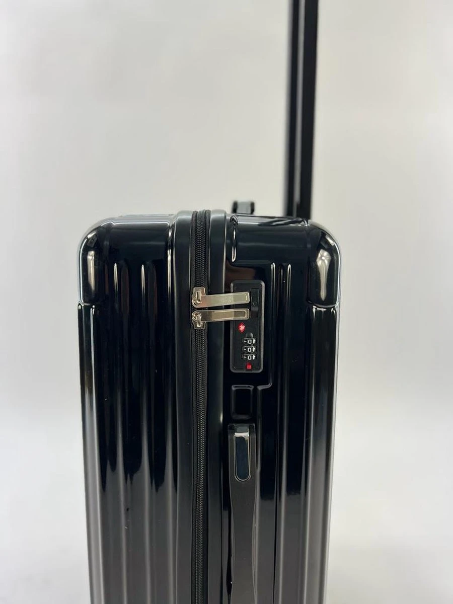 AATravel M Reiskoffer - Trolley ABS - Met Dubbele Wielen - 63 Cm - 66 Liter - Zwart 6 AATravel M Reiskoffer - Trolley ABS - Met Dubbele Wielen - 63 Cm - 66 Liter - Zwart - Afbeelding 4