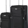 TravelZ Softspinner TSA Kofferset - 2-delig Handbagage + Grote Koffer 77cm - Dubbele Wielen - Zwart -Bagageopslag 923x1200 2