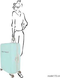 SUITSUIT - Fabulous Fifties - Luminous Mint - Reiskoffer (76 Cm) -Bagageopslag 923x1200