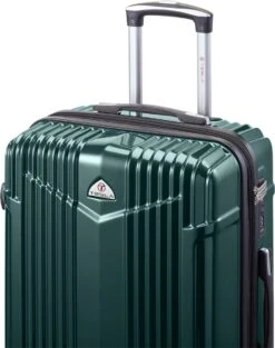 Tesla PC - Reiskoffer - 65 Cm - 4 Wielen - Groen -Bagageopslag 946x1200 6