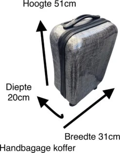 Leonardo Handbagage Koffer - 51x31x20 - Alle Vliegmaatschappijen - Hardcase - Cijferslot - Reiskoffer - Lichtgewicht Koffer - Grey 9 Leonardo Handbagage Koffer - 51x31x20 - Alle Vliegmaatschappijen - Hardcase - Cijferslot - Reiskoffer - Lichtgewicht Koffer - Grey -Bagageopslag 947x1200 3