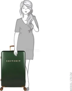 SUITSUIT - Fab Seventies Classic - Beetle Green - Reiskoffer (76 Cm) -Bagageopslag 953x1200 1