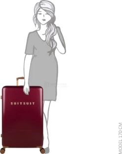 SUITSUIT - Fab Seventies Classic - Biking Red - Reiskoffer (76 Cm) -Bagageopslag 953x1200