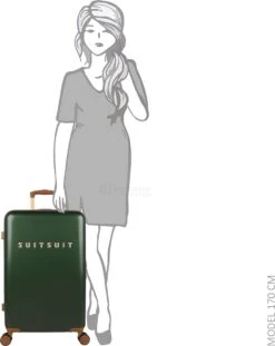 SUITSUIT - Fab Seventies Classic - Beetle Green - Reiskoffer (66 Cm) -Bagageopslag 954x1200 1