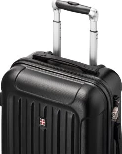 Swiss Alps - Handbagage Koffer - 55x35x22 Cm - 4 Wielen - Zwart -Bagageopslag 954x1200 3