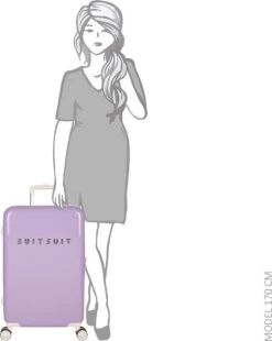 SUITSUIT - Fabulous Fifties - Royal Lavender - Reiskoffer (66 Cm) -Bagageopslag 955x1200 2