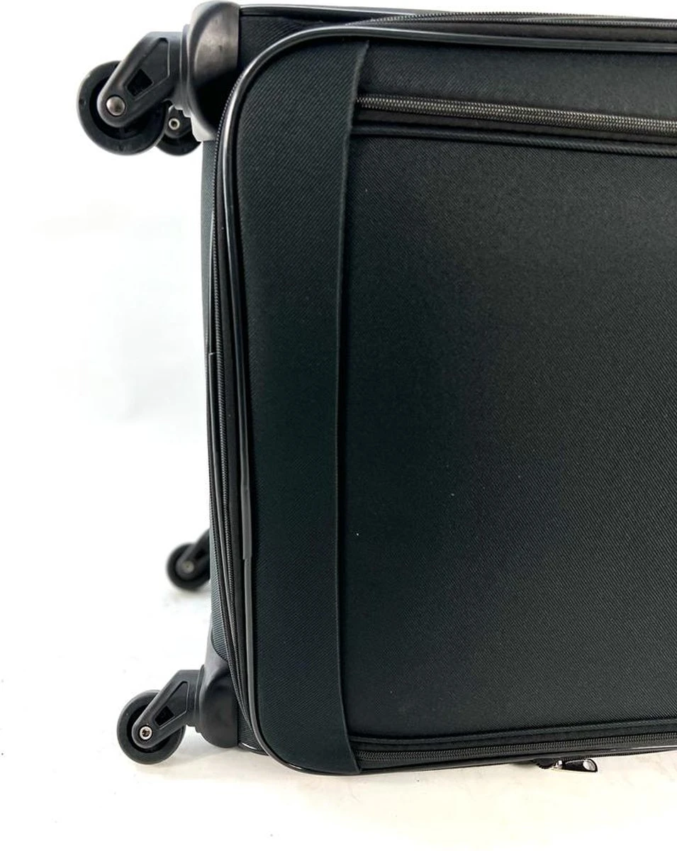 AATravel S Reiskoffer - Trolley - Handbagage - Met Expander - Voorvakken - 56 Cm - 40 Liter - Zwart 5 AATravel S Reiskoffer - Trolley - Handbagage - Met Expander - Voorvakken - 56 Cm - 40 Liter - Zwart - Afbeelding 3