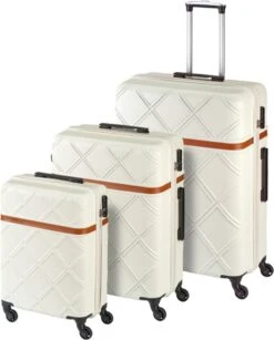 Princess Traveller Whistler - Reiskoffer - Off White - Large - 76cm -Bagageopslag 966x1200