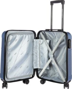 Enrico Benetti Louisville 39040 Handbagage Koffer Hardcase ABS - Jeansblauw -Bagageopslag 968x1200 2