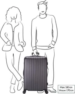 Decent Tranporto-One Grote Koffer - 76 Cm - TSA Slot - Anthracite -Bagageopslag 968x1200 4