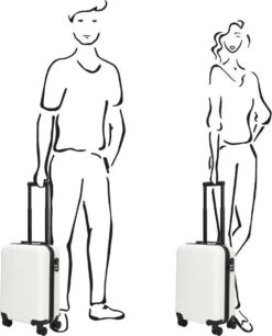 Enrico Benetti Louisville 39040 Handbagage Koffer Hardcase ABS - Wit -Bagageopslag 969x1200 3